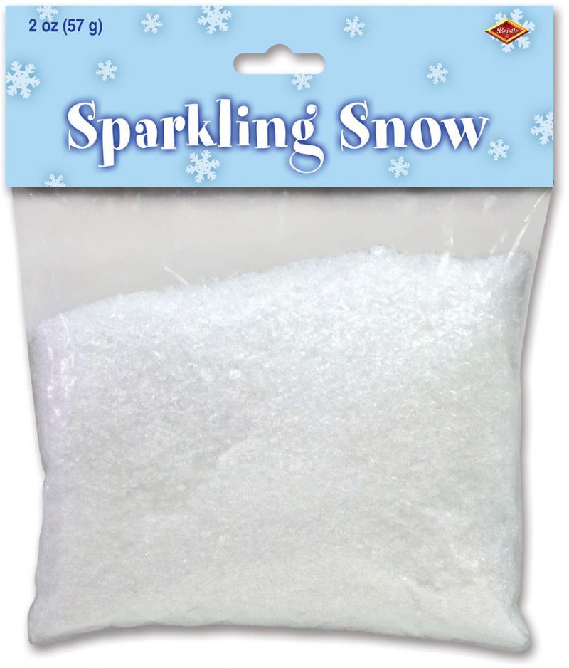 Sparkling Snow - White, 2 Oz Packs