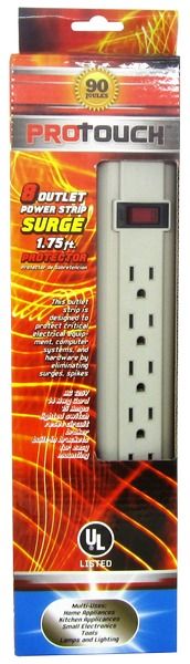 8 Outlet Power Strips - 1.75 Foot Cord