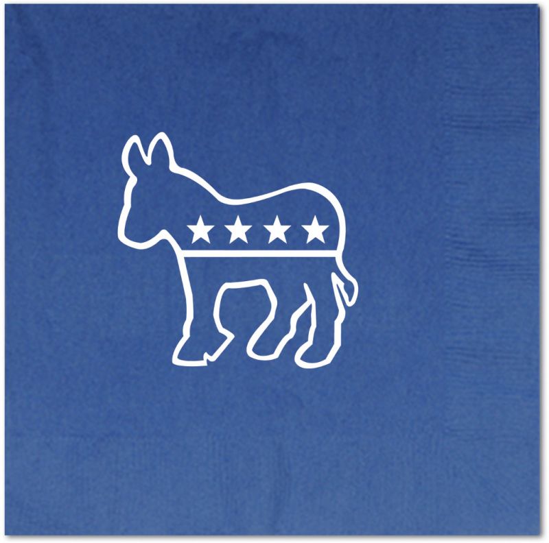 Democratic Luncheon Napkins - (2-Ply) Blue