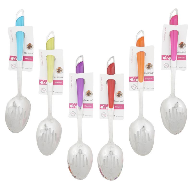 Assorted Stainless Steel Slotted Spoon
