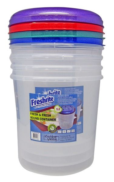 Fresh Fresh 5 Liter Round Containers