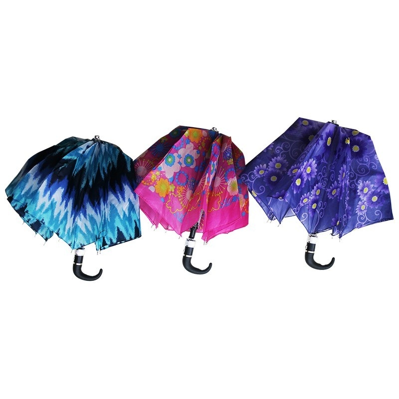 Folding Umbrellas - Assorted Designs, 21"