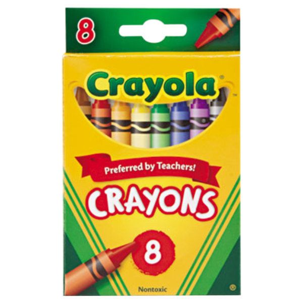 Crayola Crayons 8 Count Assorted Colors   Detail 489aa0d30e7dce7d58be575411e53767 