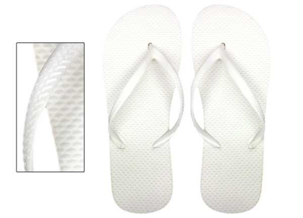 Women's White Flip Flops
