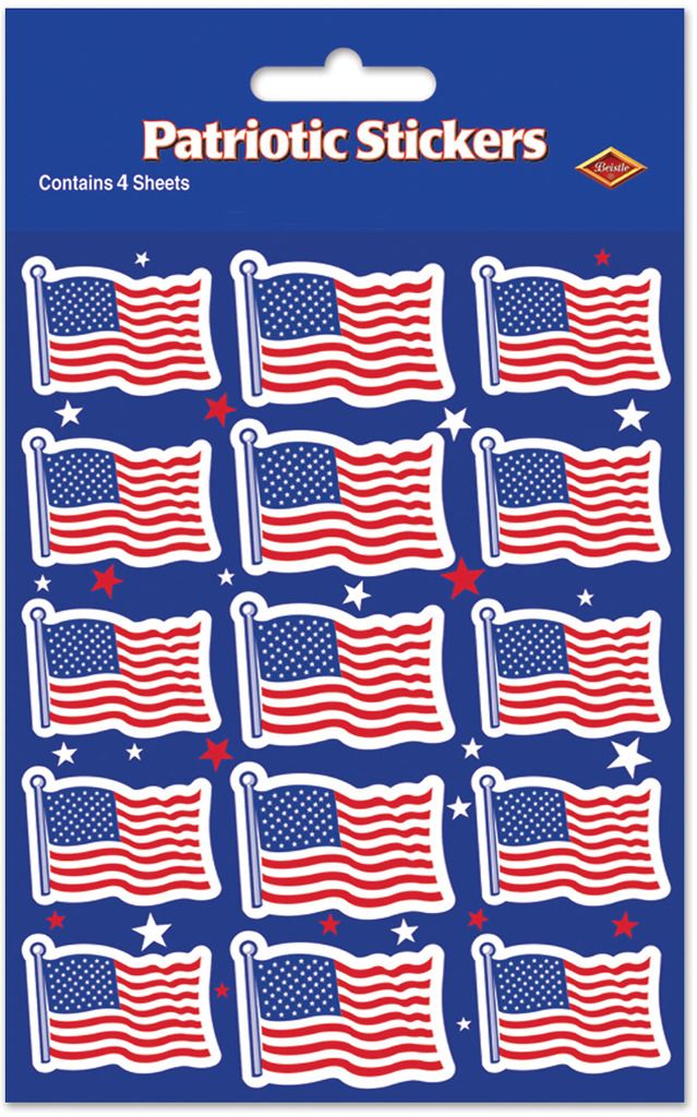 U S Flag Stickers