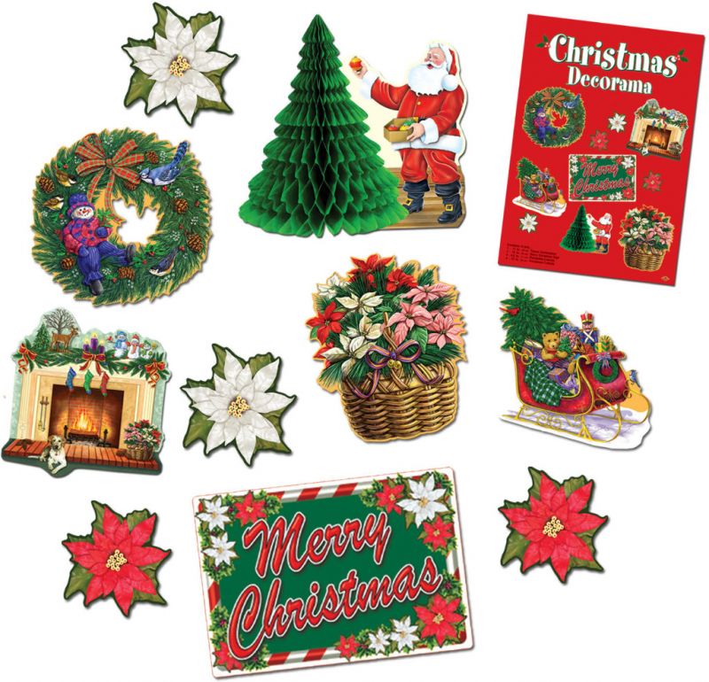 Christmas Decorama - 10 Packs, Assorted