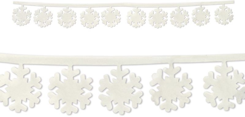 Fabric Snowflake Garlands