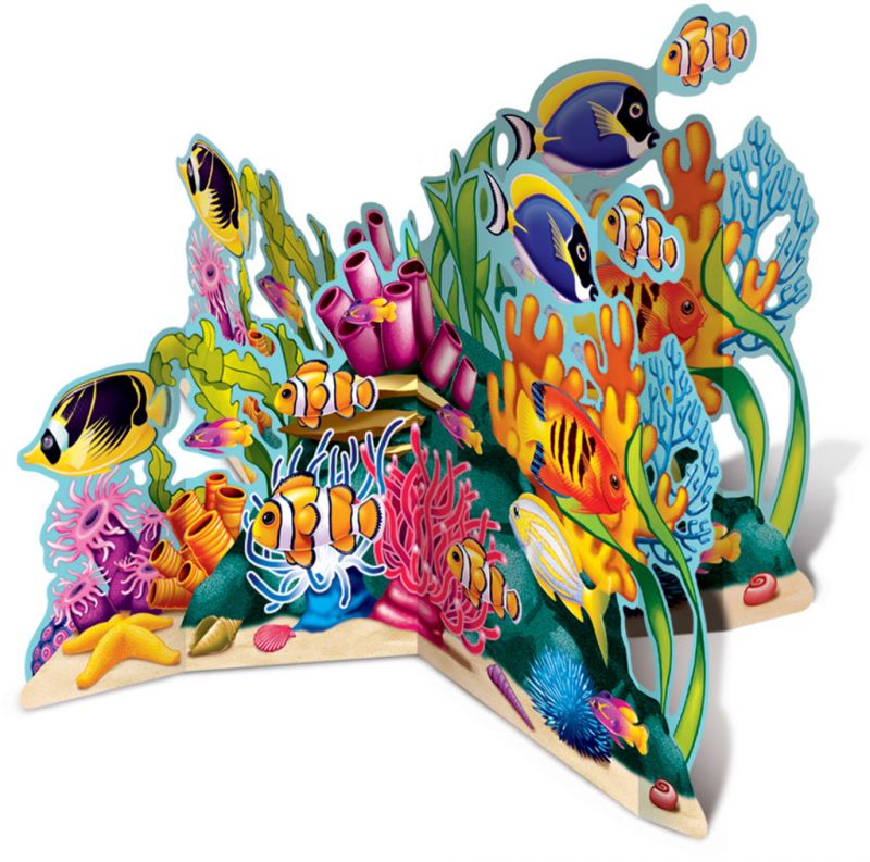 3-D Coral Reef Stand-Up