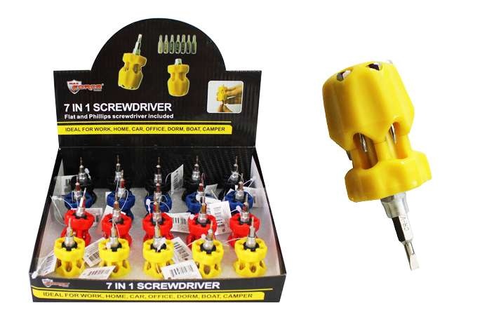 7 In 1 Mini Screwdriver Bit Set