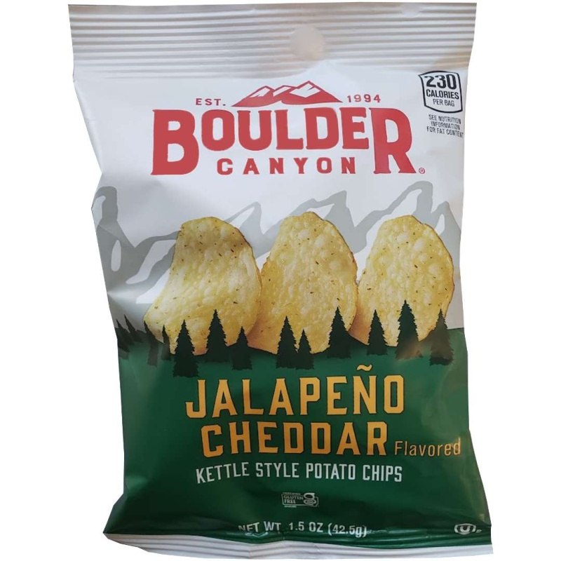 Boulder Canyon Potato Chips - Jalapeno Cheddar