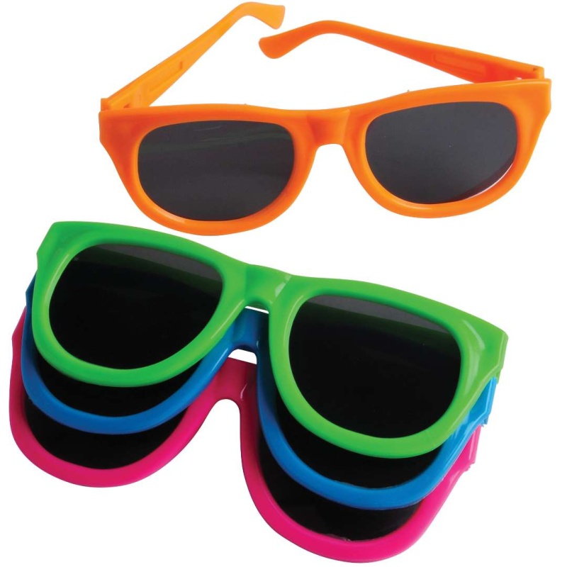 Kids' Fashion Sunglasses - 5" Neon