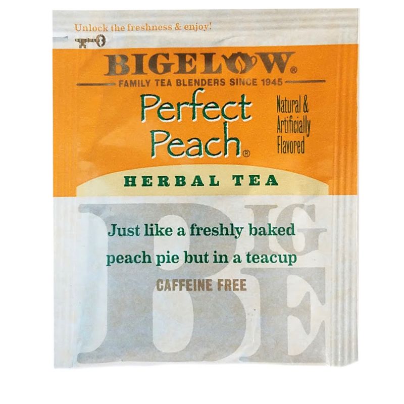 Bigelow Perfect Peach Herb Tea Individual Packet