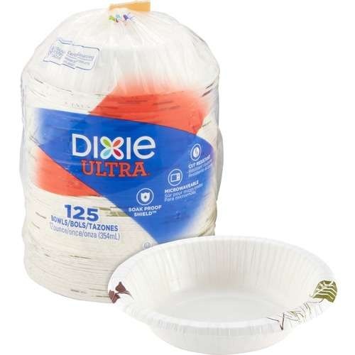 Dixie Foods Bowls - Heavyweight, 12 Oz, White