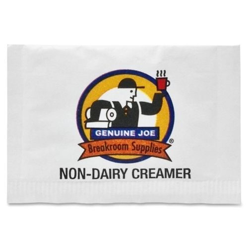 Genuine Joe Non-Dairy Creamer Packets, 800/Pk, White