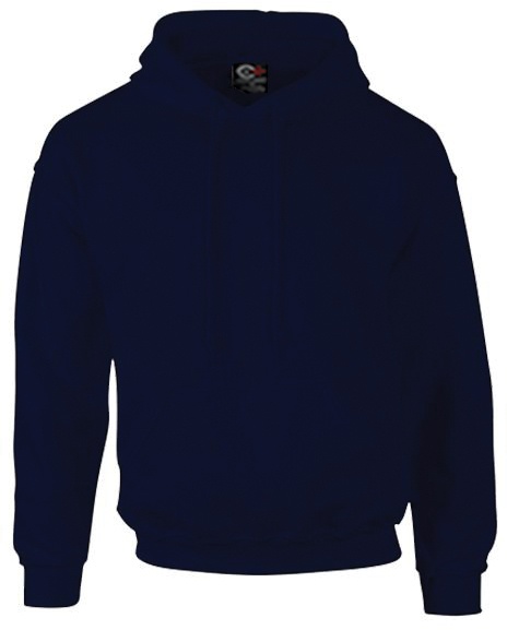 Cotton Plus Hooded Sweatshirts - Navy - Large