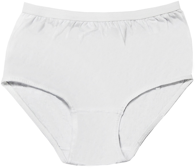 Cotton Plus Panties - White - Size 15