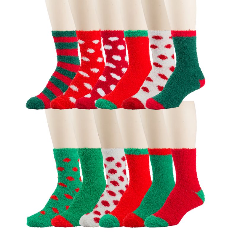 Women's Holiday Print Cozy Soft Socks