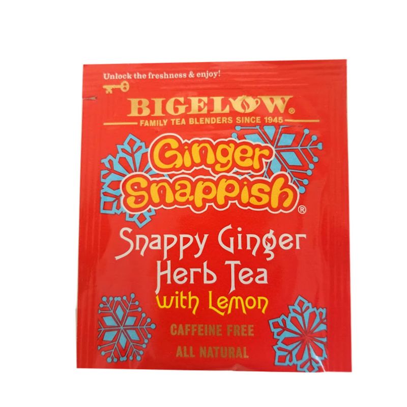 Ginger Snappish Herbal Tea With Lemon Single Packet