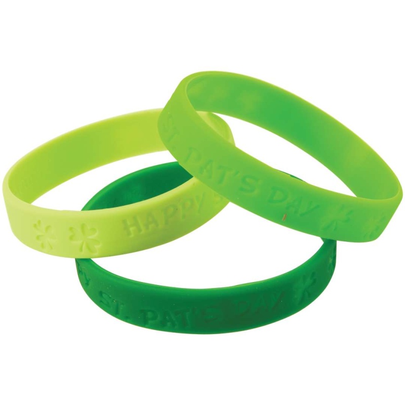St. Patrick's Day Rubber Band Bracelet