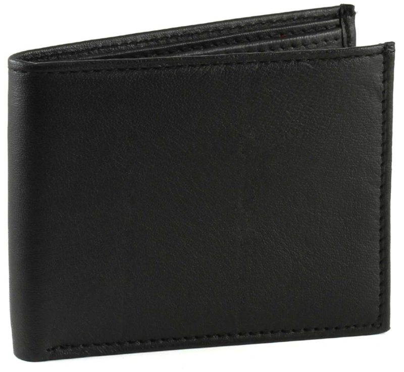 Men's Leather Wallets - 2 Colors, Bi-Fold