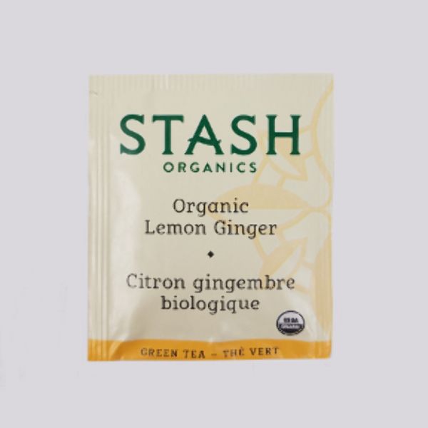 Stash Lemon Ginger Herbal Tea Individual Packet