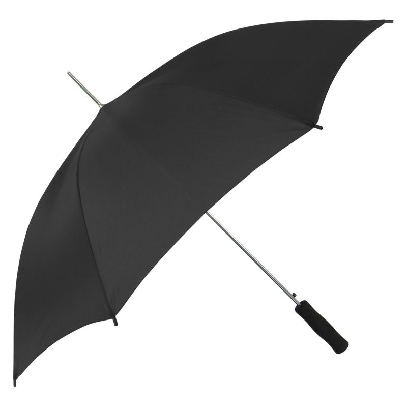 Rainworthy 48 Inch Solid Color Umbrella - Black