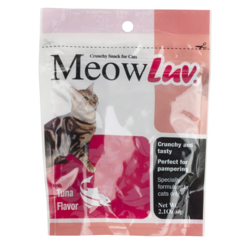Meow Luv Cat Treats - Tuna Flavor, 2.1 Oz