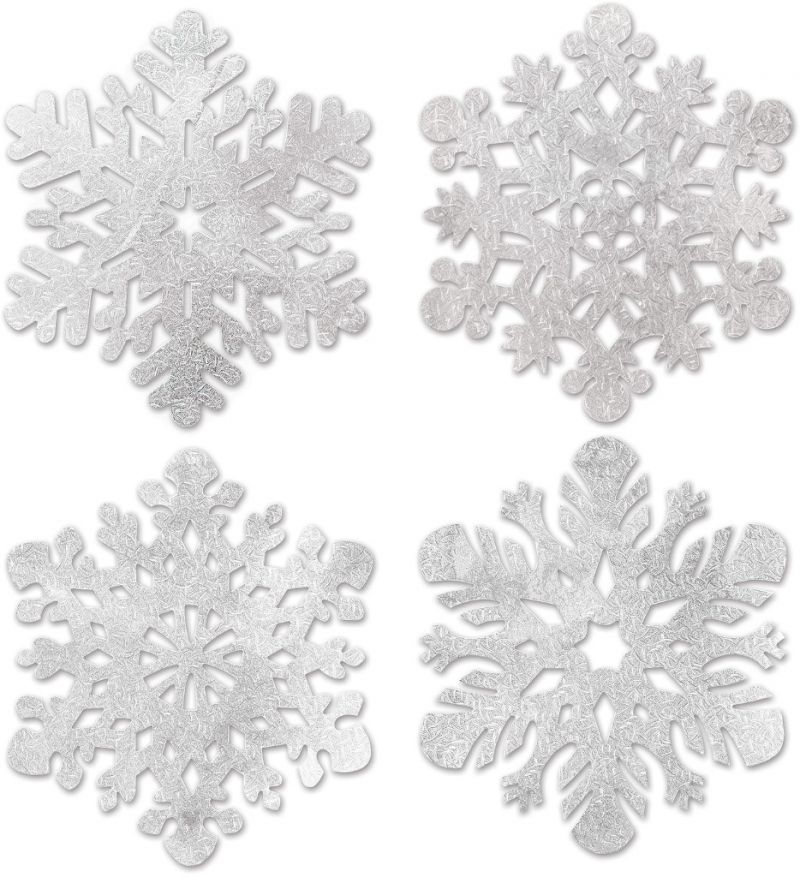 Packaged Foil Snowflake Cutouts