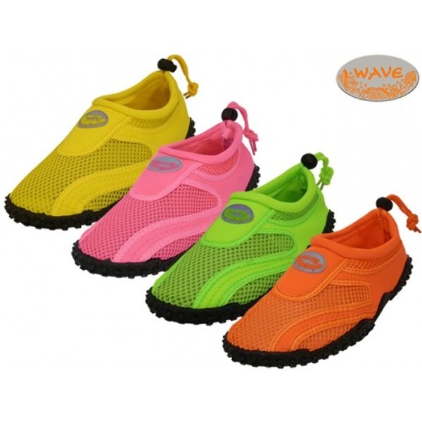 Women's Neon Wave Water Shoes - Sizes 6-11, Assorted Colors