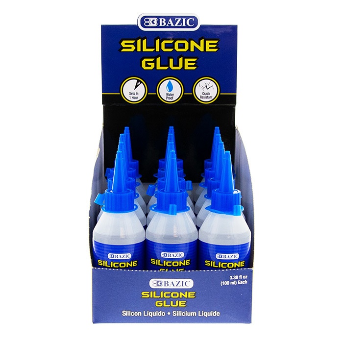 Silicone Glue - 3.38 Oz, Waterproof, Clear