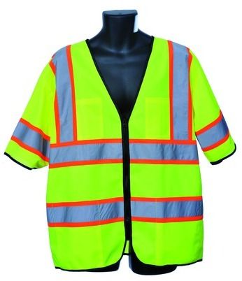 Green Class Iii Safety Vest Large