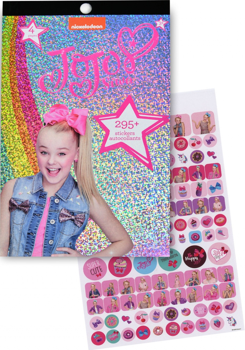 Jojo Siwa Foil Cover Sticker Pad