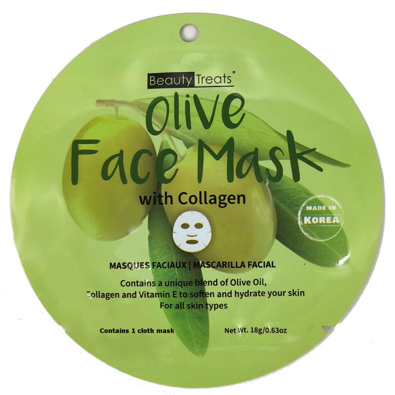 Beauty Treats Olive Face Mask With Collagen