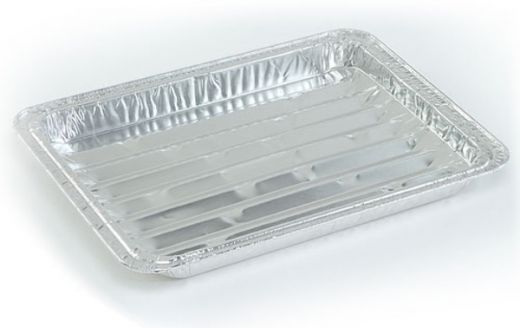 Aluminum Broiler Pans - Large, 13" - Disposable or Reusable
