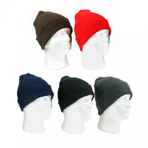 Kids' Winter Hats - Cuffed Knit, Assorted Colors