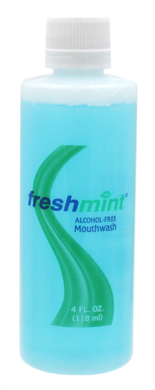 4 Oz Alcohol-Free Mouthwash - Perfect for Travel and On-the-Go