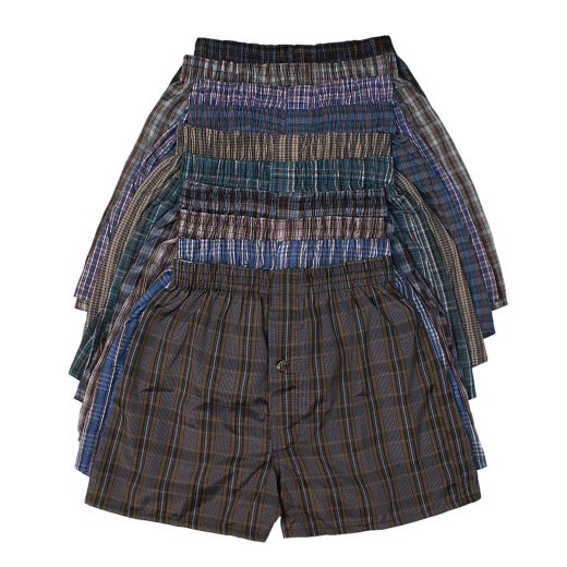 Boys' Boxer Shorts - Small, 3 Assorted Plaids