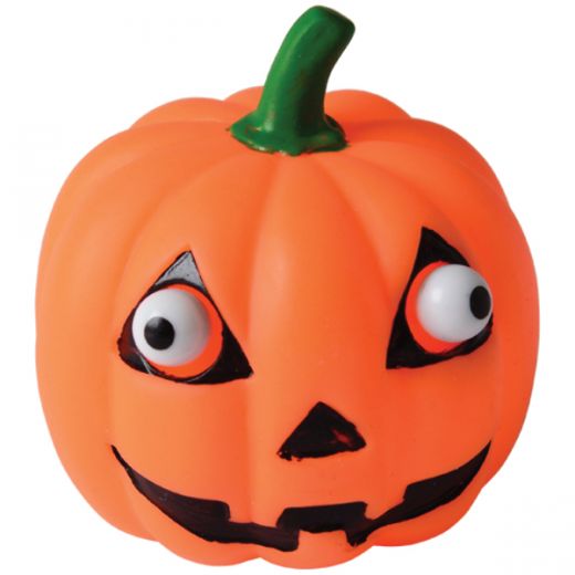 Popping Eye Jack-O-Lanterns Squish Toys - 2.5" Kids Favors