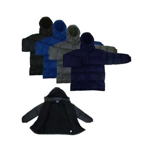 Men's Hooded Fleece Lined Jackets - Assorted Colors & Sizes