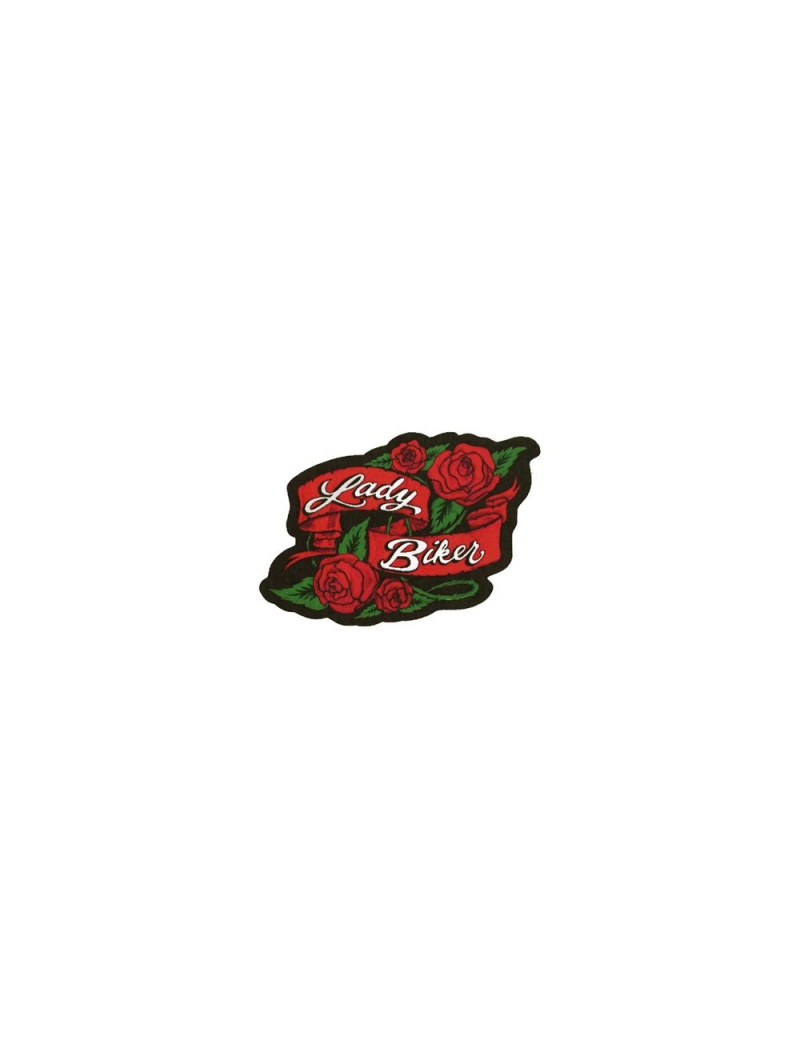 Lady Biker (Roses) Patch - Buy Online Now!