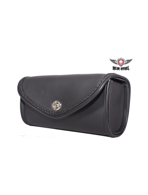 PVC Motorcycle Windshield Bag with Braid