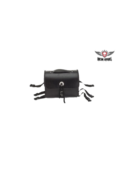 Motorcycle Sissy Bar Bag with Braid