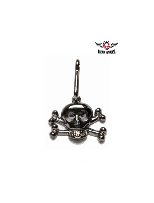 Large Crossbones Zipper Puller
