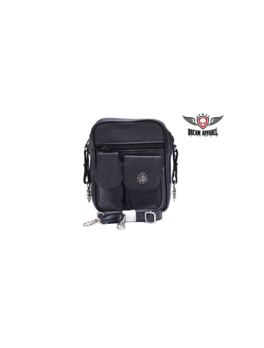 PVC Traveling Bag with Spider and Web Design