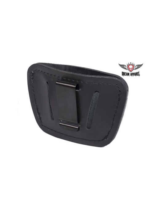 Motorcycle Heavy Duty Leather Carry Clip Pistol Holster