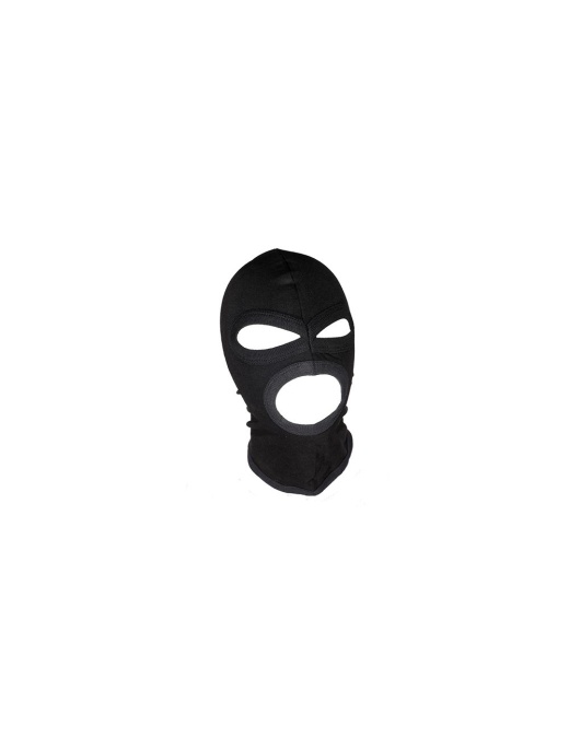 100% Cotton Full Face Mask - Black