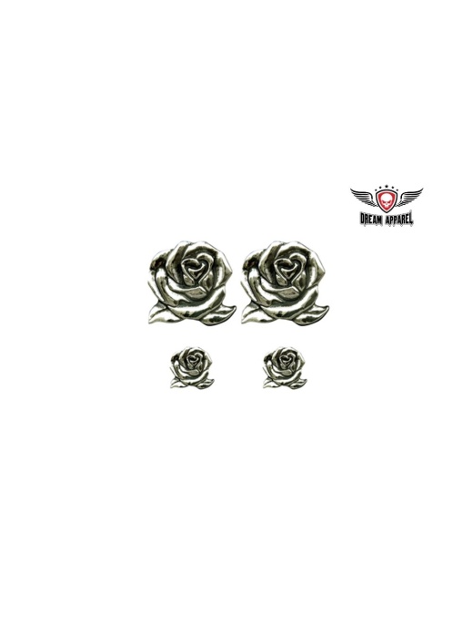 Rose Bud Biker Pins