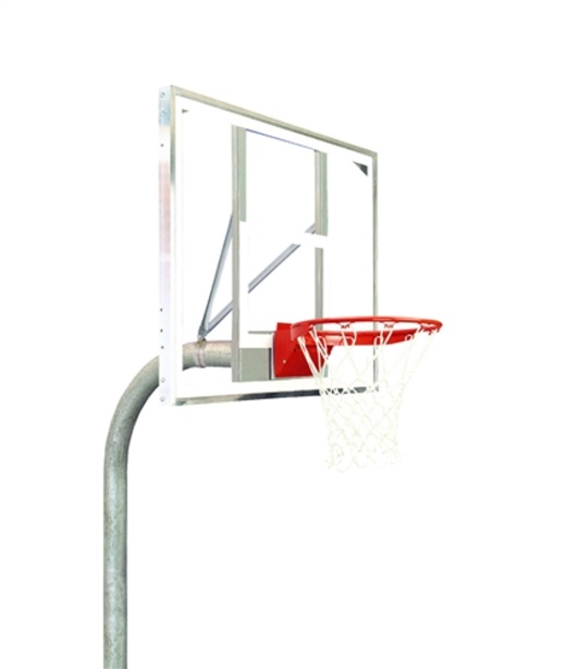 4 1/2" Heavy Duty Polycarbonate Rectangle Playground Basketball System