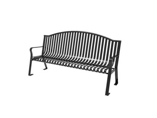 4' Skyline Bench - Surface Mount