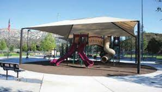 30X30x8 Square - Four Post Hip Shade